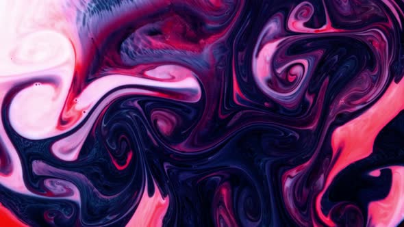 Colorful Paint in Dynamic Flow.