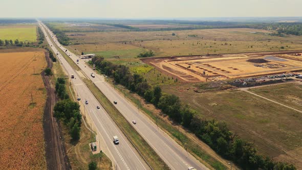 Highway Interchange Multiple Road Interchanges