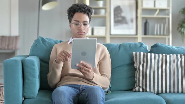 Beautiful Girl is Using Digital Tablet
