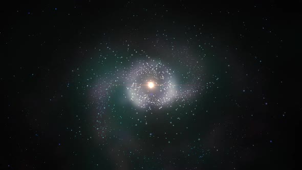 star nebula in outer space. alt