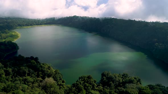 Danau Tamblingan Lake on a Cloudy Day