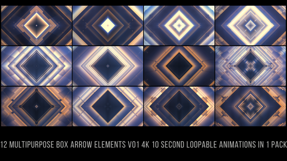 Multipurpose Box Arrow  orange V01 alt