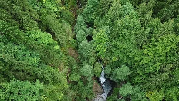 Mountain River From A Bird Flight Height 2.