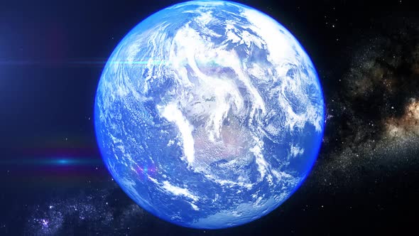 Realistic Earth Zoom West Mediterranean Sea alt