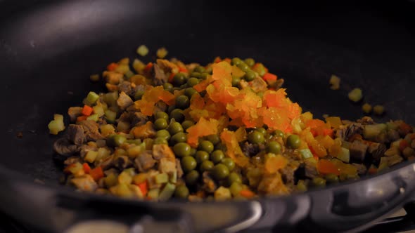 Preparing Process of Chiles En Nogada Recipe