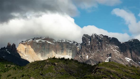 The top of the Mountains as seen from Dickson campsite