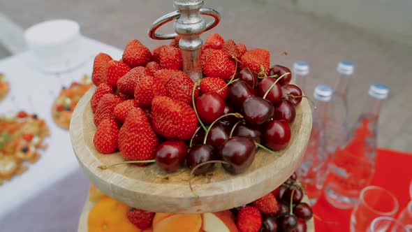 Strawberry and Cherry on a Stand for Friktov Panorama