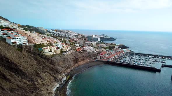 View From the Height of the Town Near Los Gigantes on the Atlantic Coast