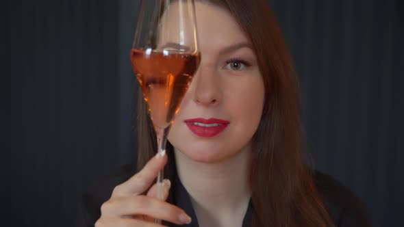 Young Woman in a Restaurant