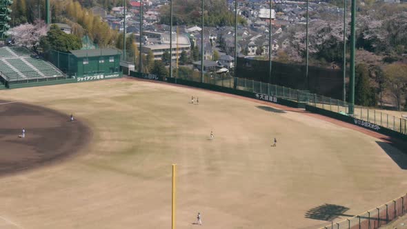 Baseball Field Top View