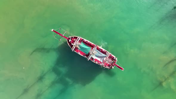 Pirate Harbor aerial view Turkey Alanya 4 K