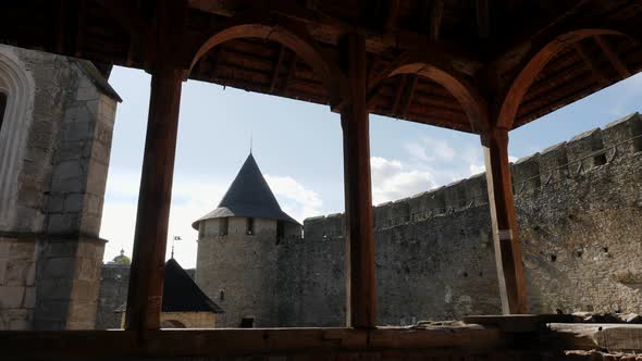 A fortress's courtyard