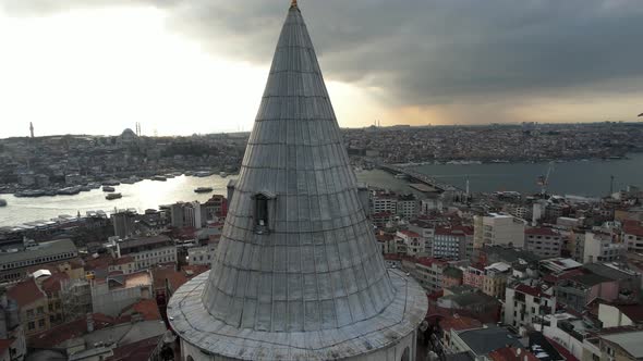 Roof of Galata Tower