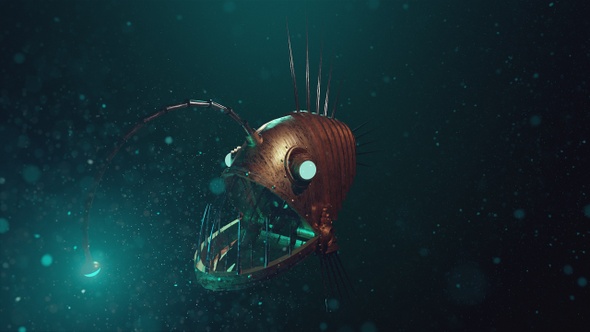 Steampunk Fish Loop 02