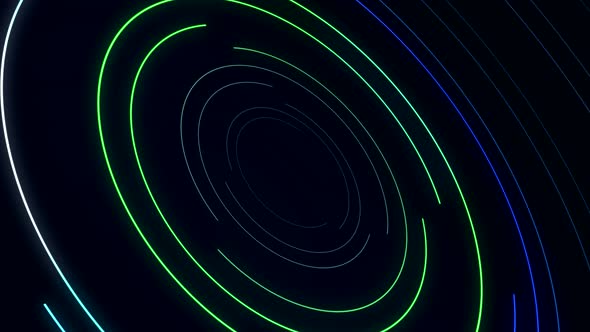 Circular lines move like radio waves.