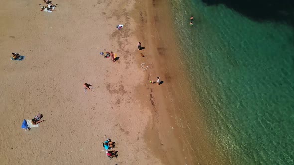 Puerto de San Miguel beach in Ibiza, Spain