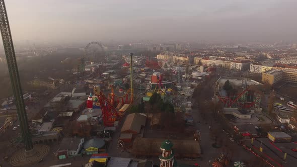 Aerial of Wurstelprater