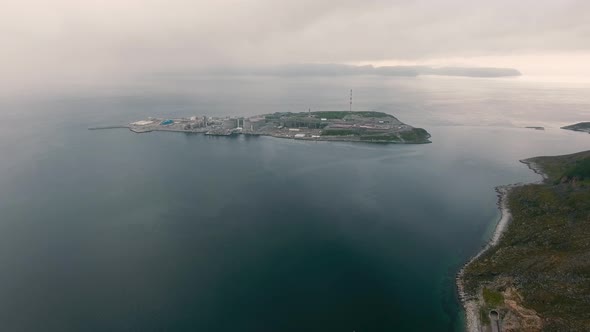 Hammerfest Island Muolkkut Northern Norway, Gas Processing Plant