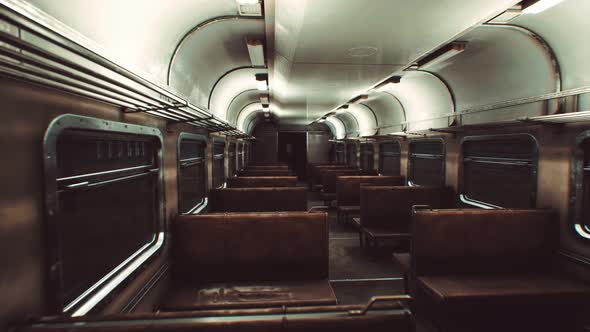 Interior of Old Soviet Electric Train