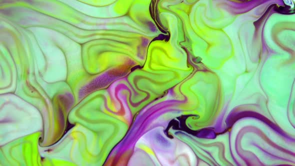 Abstract Colorful Sacral Liquid Waves Texture 477