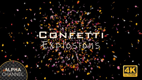 Colorful Confetti Burst