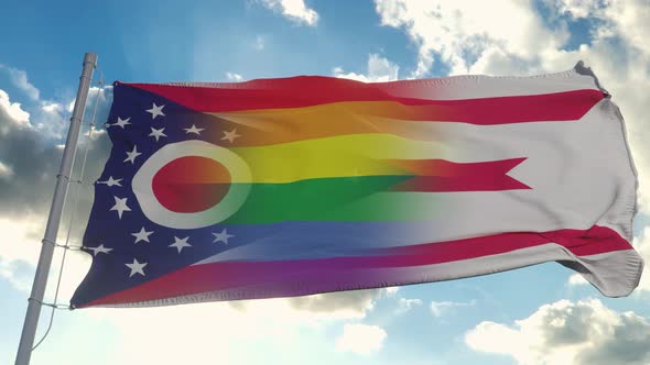 Flag of Ohio and LGBT