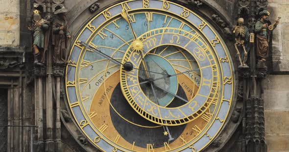 Prague Astronomical Clock Or Prague Orloj Is A Medieval Clock Located In Prague The Capital Of The