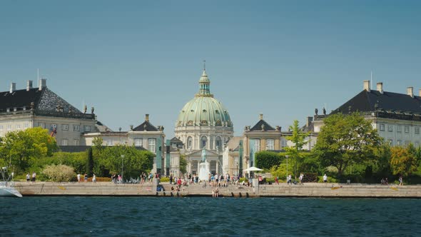 View From the Sea To the Frederik Church, Also Known As the Marble Church Is One of the Popular