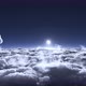 Moon Above the Clouds 4k - VideoHive Item for Sale