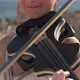 Red-haired woman is playing the violin - VideoHive Item for Sale
