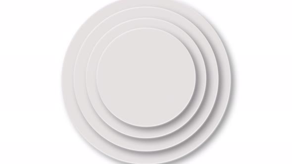 Animated Gray White Color Circle Animation