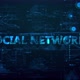 Social Networks Digital Data Text 4k  - VideoHive Item for Sale