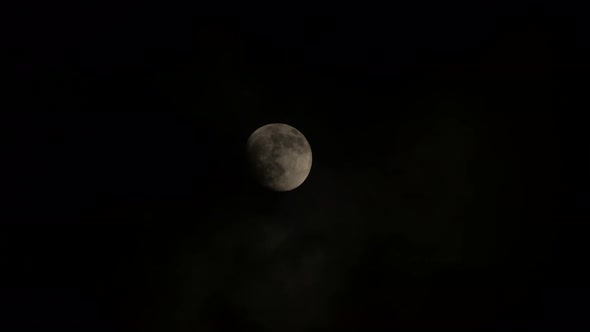 Moon Cloud Dark