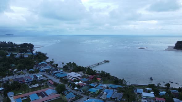 Prawn Fish Farm Aerial