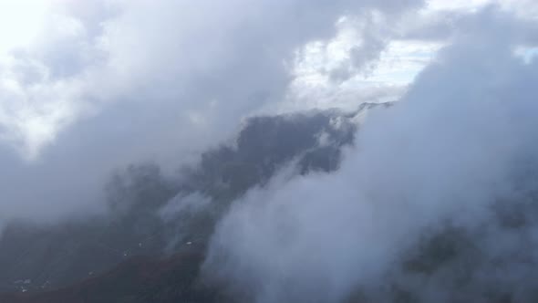 Incredible Views Through the Clouds of the Canary Volcanic Island of La Gomera