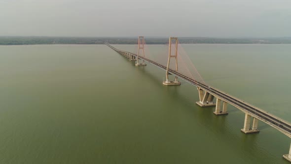 Suspension Cable Bridge in Surabaya