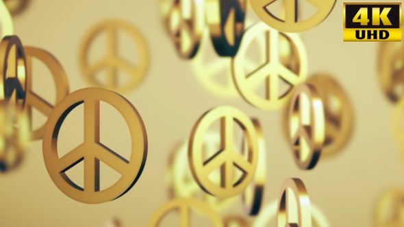 Peace Sign Background Loops Pack V1