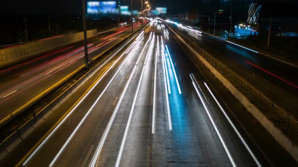 Traffic Night Street