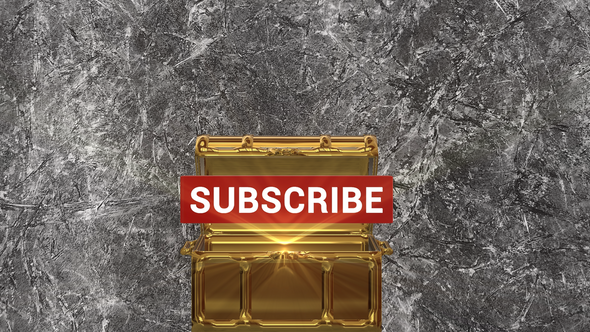 Youtube Subscribe Treasure Chest Animation