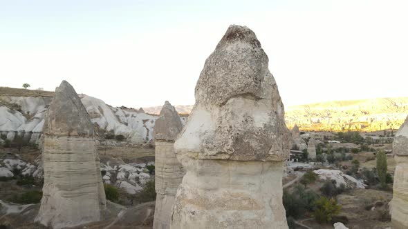 Aerial View Cappadocia Landscape