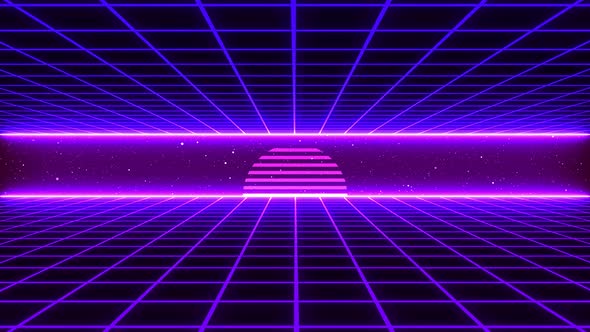 Retro style 1980s alt