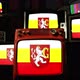 Flag Of Hradec Kralove, Czech Republic, on Retro TVs. - VideoHive Item for Sale