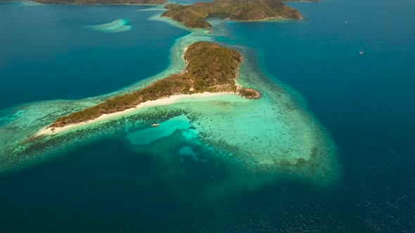 Beautiful Tropical Island.