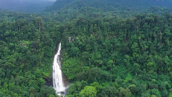 Mapalana Waterfall in the Jungles of Sri Lanka