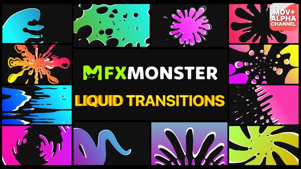 Liquid Transitions | Motion Graphics alt