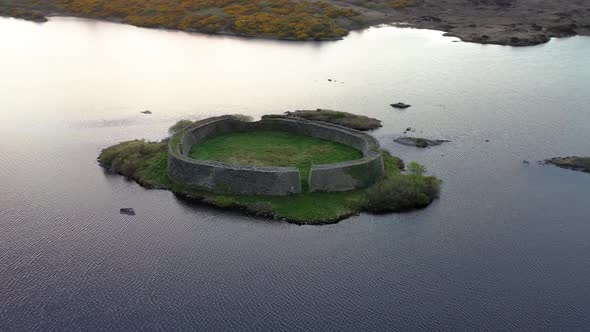 Aerial View of Doon Fort By Portnoo  County Donegal  Ireland