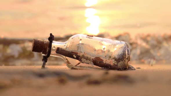 Message in the Bottle against the Sun
