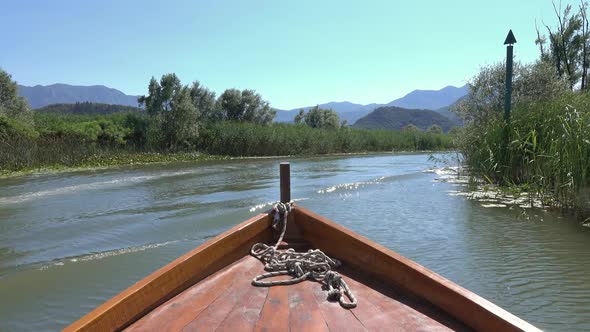 Boating on the Famous Lake Skadar in Montenegro