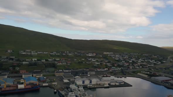 Cottages in Shoreline Zone on Faroe Islands