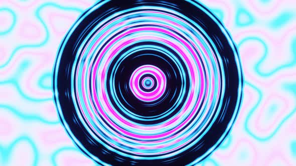 Round color circle motion 4K background